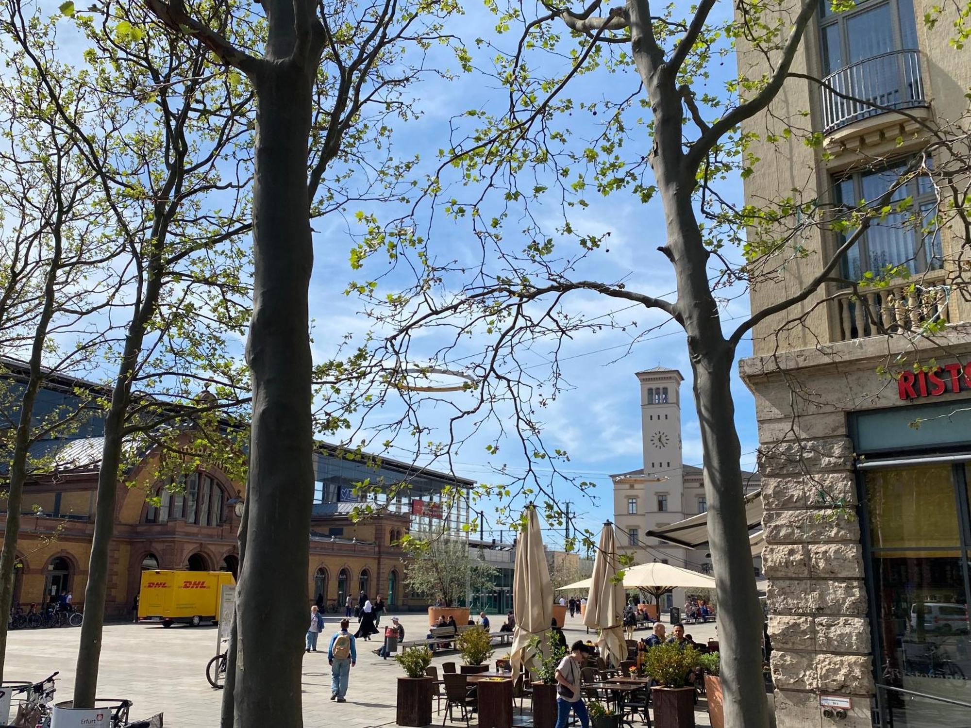 Eiwelhome - Stilvoll, Urban-Ruhig Schlafen, Bahnhofsnah, Balkon Erfurt Exteriör bild